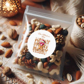 Cute Gingerbread  Christmas  ラウンドシール