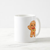 Cute Gingerbread Christmas Mug コーヒーマグカップ (正面右)