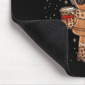 Cute Gingerbread Christmas Snow Xmas For Men Women マウスパッド (コーナー)