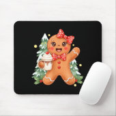 Cute Gingerbread Christmas Snow Xmas For Men Women マウスパッド (マウス)