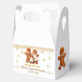 Cute Gingerbread Cookie Decorating Party フェイバーボックス (オープン)