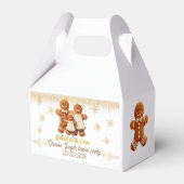 Cute Gingerbread Cookie Decorating Party フェイバーボックス (正面サイド)