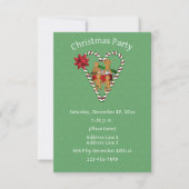 Cute Gingerbread Cookies Christmas Holiday 招待状 (正面)