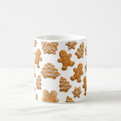 Cute Gingerbread Cookies Christmas Mug コーヒーマグカップ (中央)