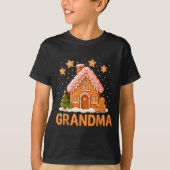 Cute Gingerbread Grandma Merry Christmas Funny  Tシャツ (正面)