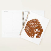 Cute Gingerbread House Holiday Cookie プランナー手帳