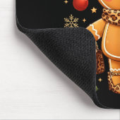 Cute Gingerbread Leopard Christmas Xmas Girl Women マウスパッド (コーナー)
