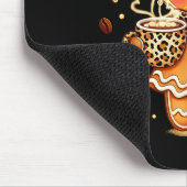Cute Gingerbread Leopard Coquette Christmas Xmas W マウスパッド (コーナー)