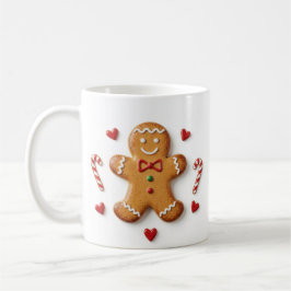 Cute Gingerbread Man Christmas Mug コーヒーマグカップ