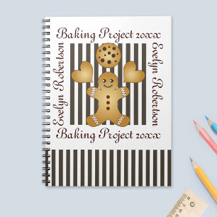Cute Gingerbread Man Cookie ノートブック