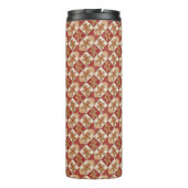 Cute Gingerbread Man Patchwork Pattern Style タンブラー (裏面)