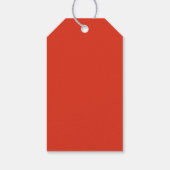 Cute Gingerbread Man with Santa Hat - ギフトタグ (裏面)