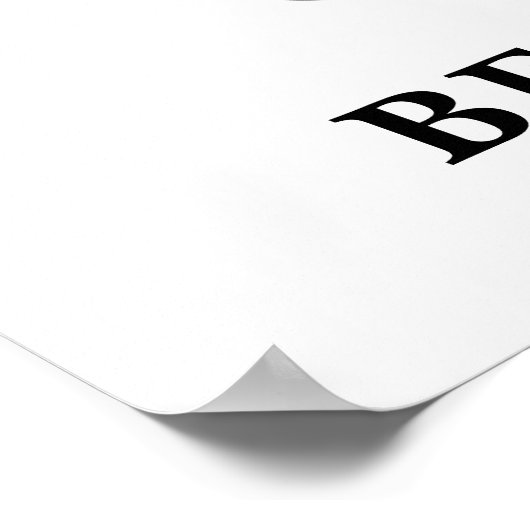 Cute Gingerbread Man with Santa Hat Christmas ポスター (角)