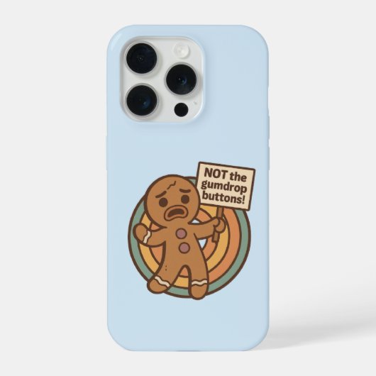 Cute Gingy Gingerbread Phone Case Christmas Gift iPhoneケース (裏面)