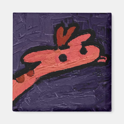 cute giraffe マグネット (正面)