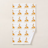 Cute Giraffe - Bathroom Towel Set バスタオルセット (ハンドタオル)