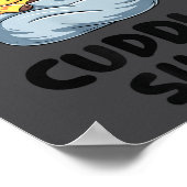 Cute Giraffe Couple This Is Our Cuddle  ポスター (角)