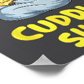 Cute Giraffe Couple This Is Our Cuddle  ポスター (角)