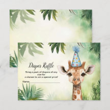 Cute Giraffe Jungle Baby Shower Party Beautiful