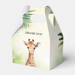 Cute Giraffe Jungle Baby Shower Party Beautiful フェイバーボックス
