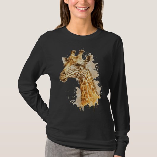 Cute Giraffe Men Women Kids  1 Tシャツ (正面)