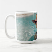 Cute Giraffe  Mug - Adorable Animal Art Decor コーヒーマグカップ (左)