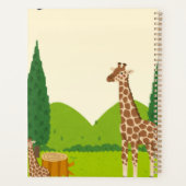Cute Giraffe Notebook for Kids – Fun Animal Cover, プランナー手帳 (裏面)