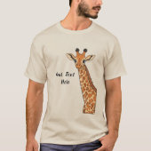 Cute Giraffe Personalized Tシャツ (正面)