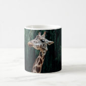 CUTE GIRAFFE PORTRAIT コーヒーマグカップ (中央)