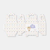 Cute Giraffe Safari Animal Kids Birthday フェイバーボックス (折り畳みなし)