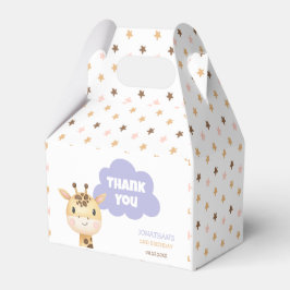 Cute Giraffe Safari Animal Kids Birthday フェイバーボックス