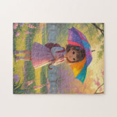 Cute girl ジグソーパズル (横)