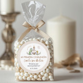 Cute Girl First Holy Communion Gifts and  Favors  ラウンドシール