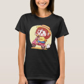 Cute Girl On A Scooter Tシャツ (正面)