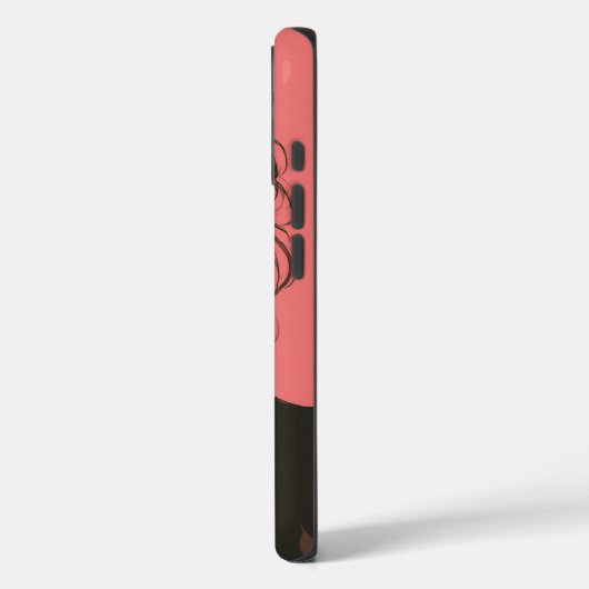 Cute Girl Shock Expression Cartoon Phone Case Case-Mate iPhoneケース (裏面 / 左)