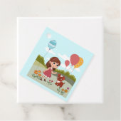 Cute Girl with Dog & Balloons フェイバータグ (インサイチュ)