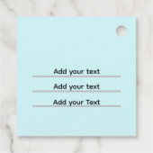 Cute Girl with Dog & Balloons フェイバータグ (裏面)