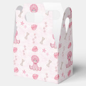 Cute Girls Birthday Pink Dinosaur フェイバーボックス (オープン)