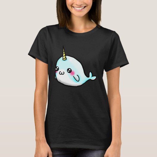 Cute Girls   Narwhal Tシャツ (正面)