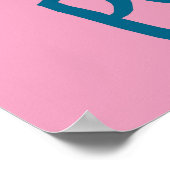 Cute girls poop too | Funny & decorative art ポスター (角)