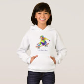 Cute Girls Skateboarder Sweat Shirt (正面フル)