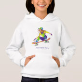 Cute Girls Skateboarder Sweat Shirt (正面)