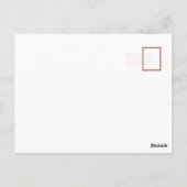 Cute Girly Bear reading Shojo Manga on Cozy Bed ポストカード (裏面)