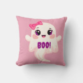 Cute girly Boo! Ghost クッション (正面)
