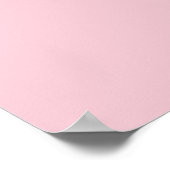 Cute Girly Bow Wall  ポスター (角)