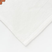 Cute Girly Christmas Pajama Music Album Stamp Aest フリースブランケット (角)