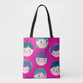 Cute girly Christmas tote bag トートバッグ (正面)
