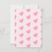 Cute Girly Elephant Ballerina Birthday Party  サンキューカード (裏面)