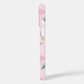 Cute Girly Flamingo and Bikini Pink Monogram Case-Mate iPhoneケース (裏面 / 左)