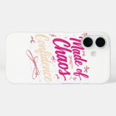 Cute Girly Made Of Chaos And Confidence Case-Mate iPhoneケース (裏面 (横))